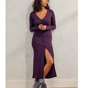 NWT UO Keela Space-Dye Ribbed Maxi Dress